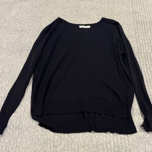 Dark Navy Lightweight Long Sleeve Sweater